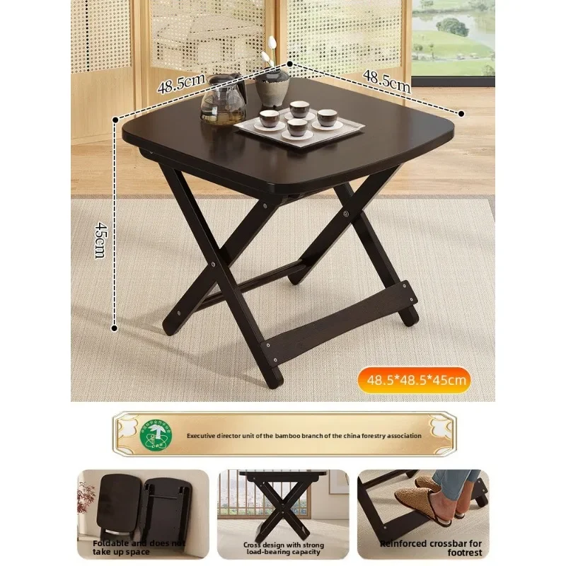 Outdoor Furniture One Piece - Compacte opklapbare eettafel rond vierkant klein