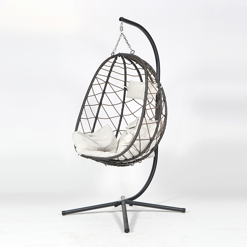 Outdoor Furniture Quick Dry - Moderne boerderij-stijl metalen hangstoel met snel
