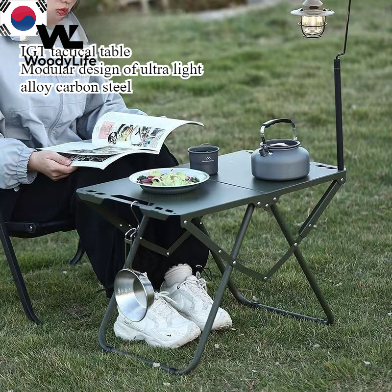 Outdoor Furniture One Piece - Opvouwbare tactische campingtafel, draagbare picknicktafel, opbergbare
