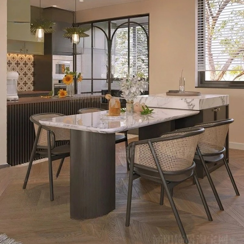 Outdoor Furniture One Piece - Geavanceerde eilandtafel, eettafel uit één stuk,