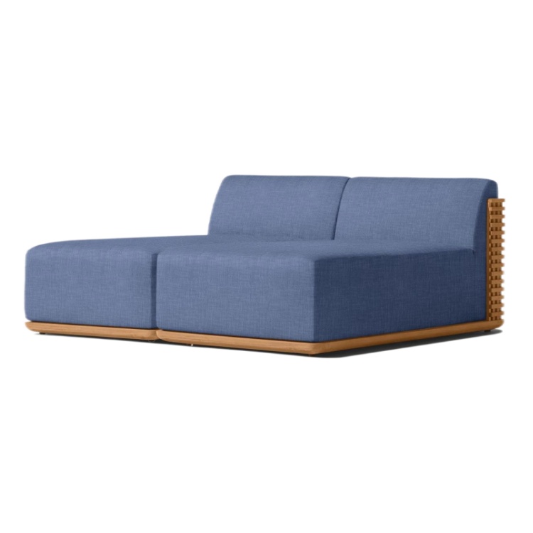 Outdoor Furniture Quick Dry - Hoogwaardig teakhouten modulair dagbed voor buiten,