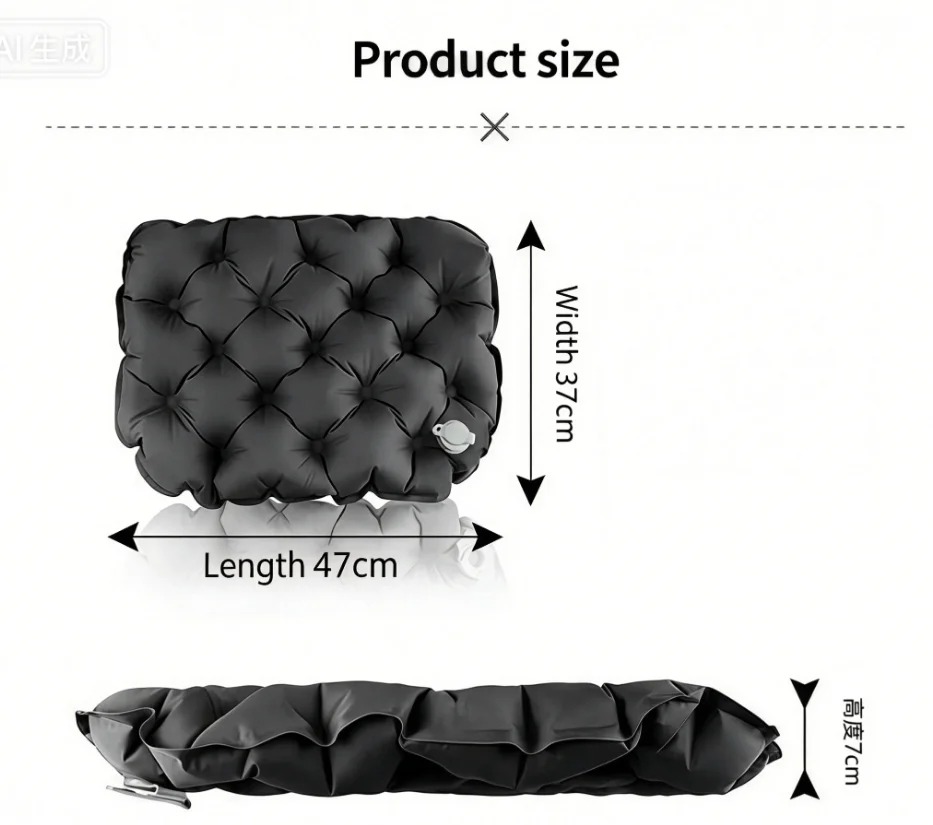 Draagbaar opblaasbaar zitkusse - Outdoor Rug Waterproof recensie en prijs