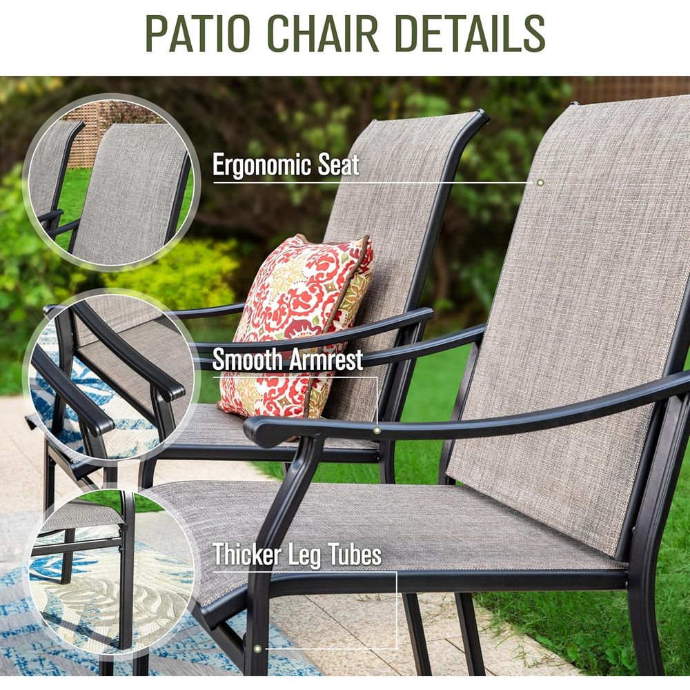 Tuinset 9-delig, 8 snel drogen - Outdoor Furniture Quick Dry recensie en prijs