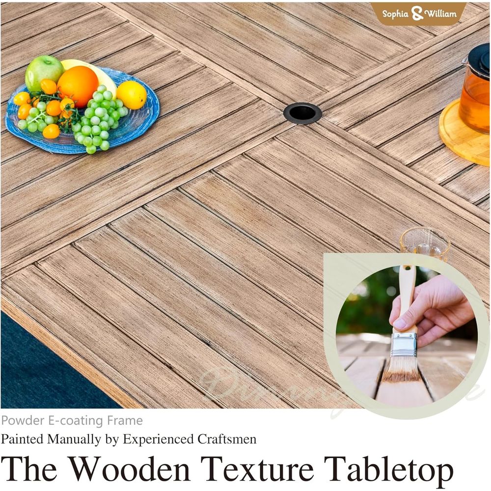 Tuinset 9-delig, 8 snel drogen - Outdoor Furniture Quick Dry recensie en prijs