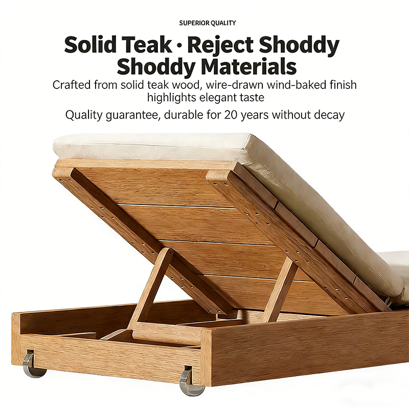 Waterdichte ligstoel van teakh - Outdoor Furniture Quick Dry recensie en prijs
