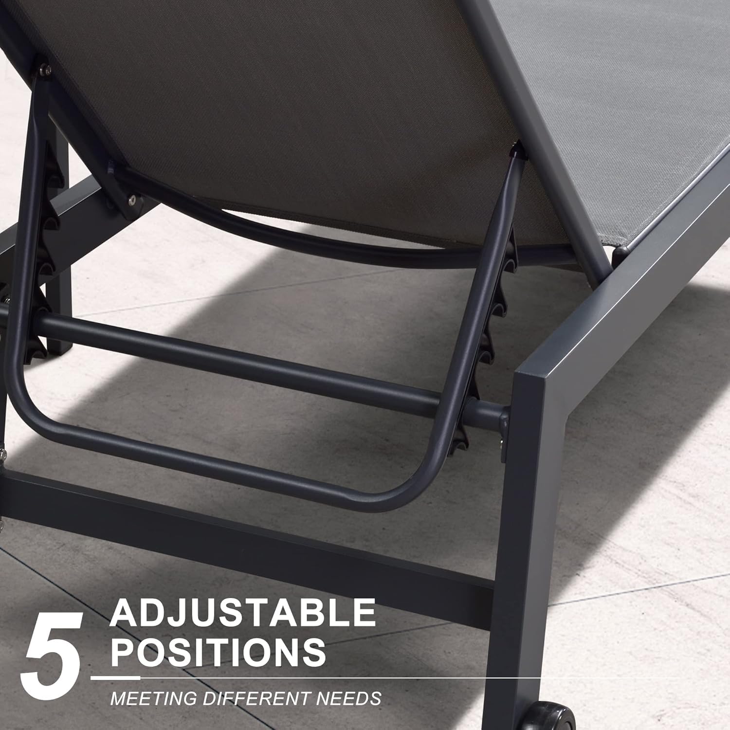 Brede Patio Lounge Stoel 2 Set - Outdoor Furniture Quick Dry recensie en prijs