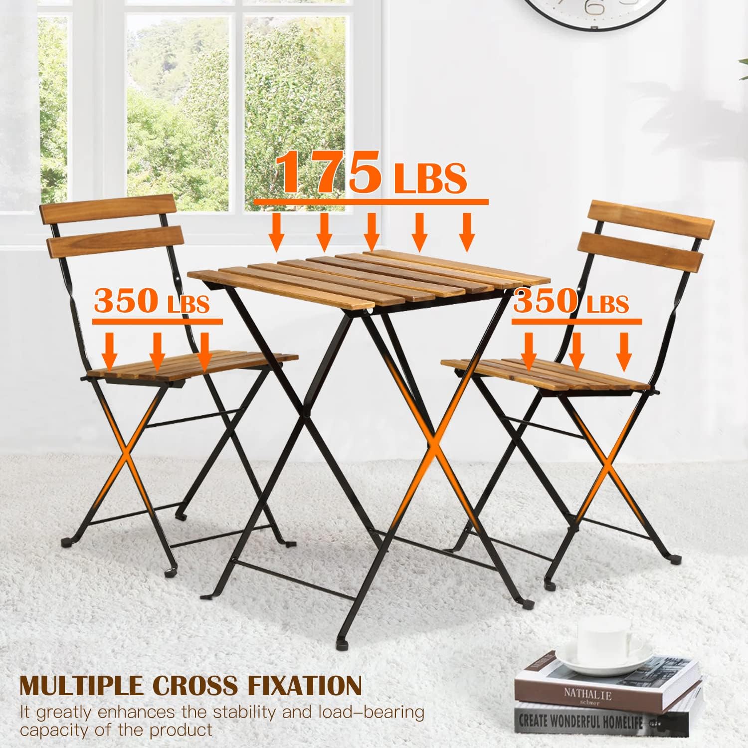 Natuurhouten 3-delige opvouwba - Outdoor Furniture One Piece recensie en prijs
