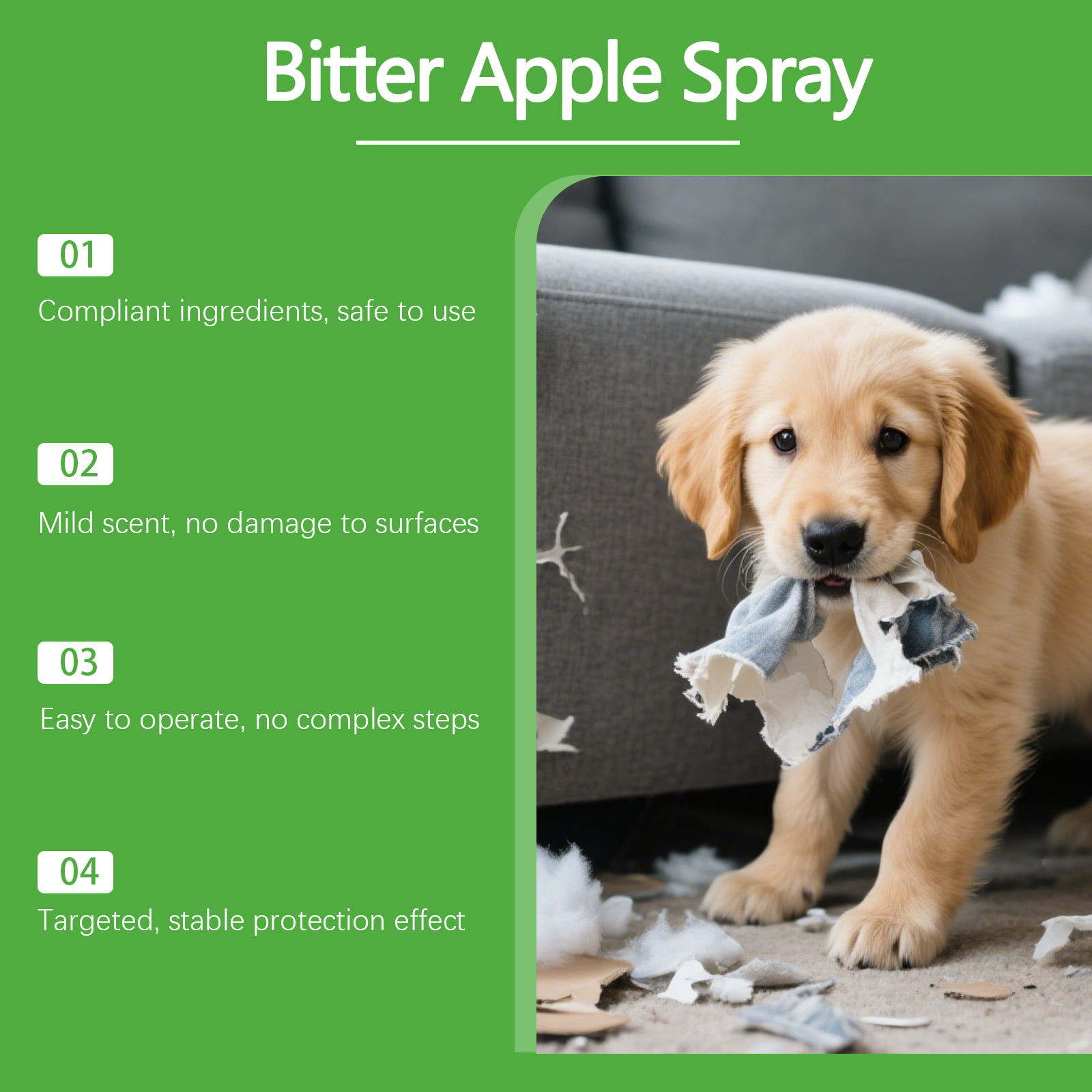 Anti-kauwspray voor huisdieren - Outdoor Furniture Quick Dry recensie en prijs